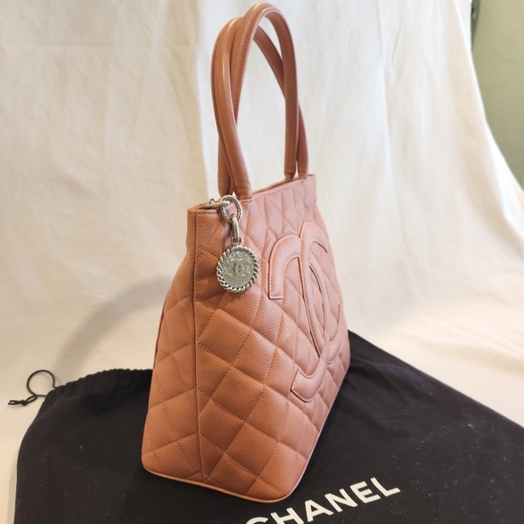 Chanel Caviar Quilted Medallion Zip Tote - Picture 3 of 7